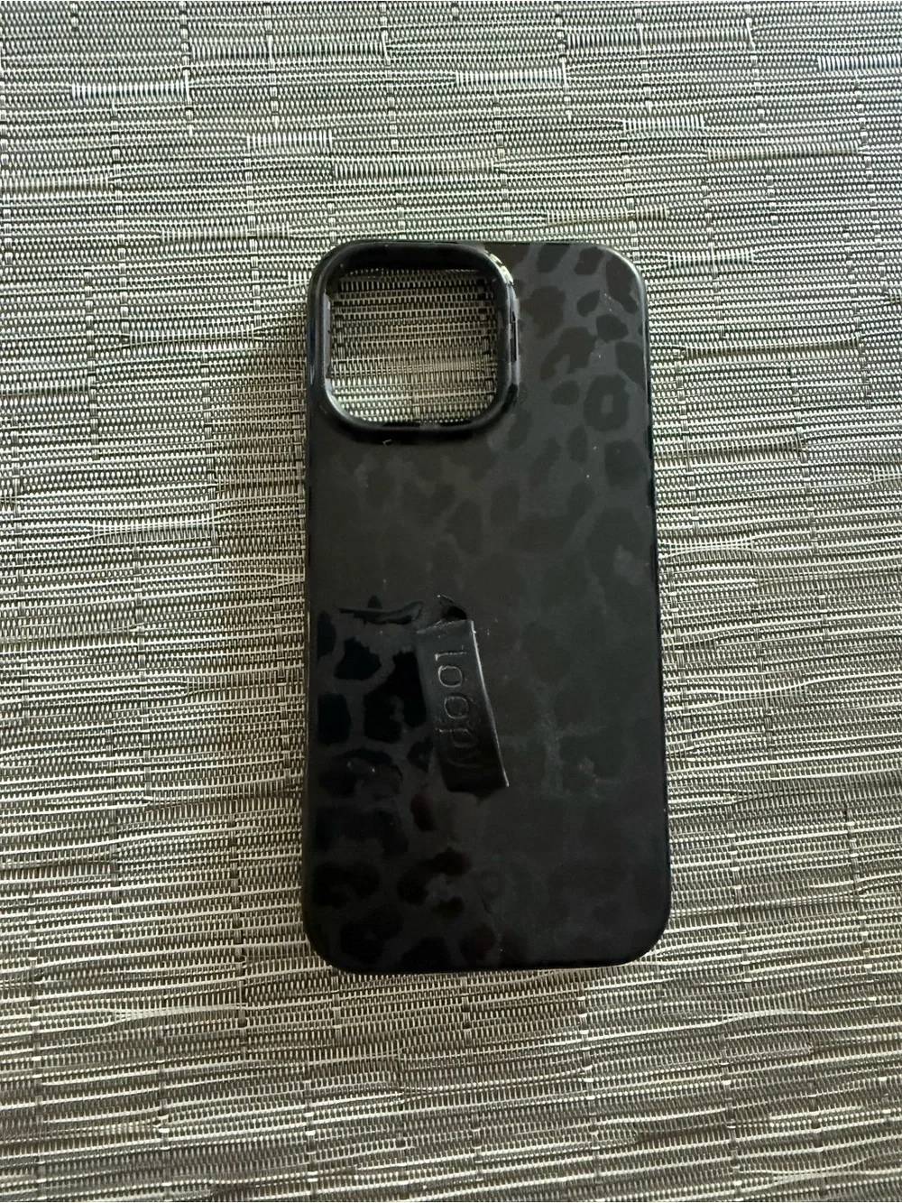 Loopy iPhone 16 Pro Max Black Cheetah Case